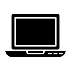 Laptop glyph icon