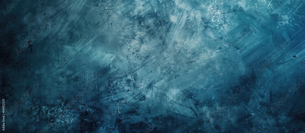 Aufkleber Gritty blue canvas backdrop perfect for adding text or graphics with copy space image.