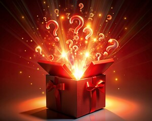 gift box, mystery box, surprise gift , surprise box
