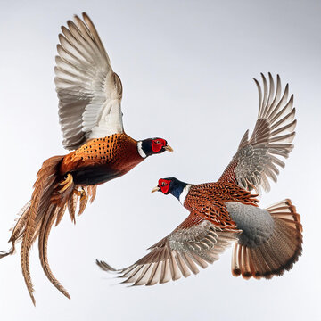 oiseau, faisan,  animal, volant, chasseur, sympa, joli, vecteur, nature, faune, dessin anim&eacute;, gibier,  ailes, isol&eacute;, ailes, sauvage, empennage, blanc, bec, vol,  empennage,  ciel, symbole, 