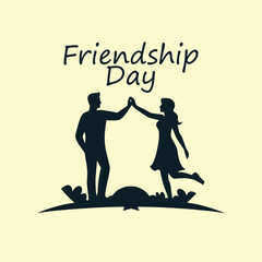 Friendship day concept illustration| Happy Friendship Day | abstract, vector, illustration, design