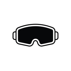 Goggle vector icon