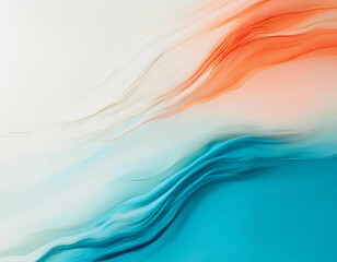 Blue and colorful waves on decorative background. Seamless composition with dynamic lines and colors. Quotes backdrop, presentation, sale banner.