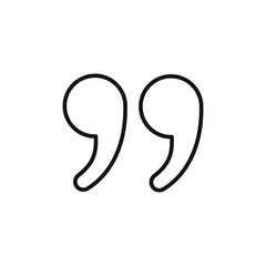 Right Quote Symbol Icon Perfect for Inspirational Quotes