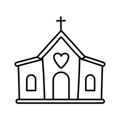 Church for the wedding ceremony

