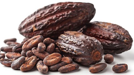Closeup of Cocoa beans