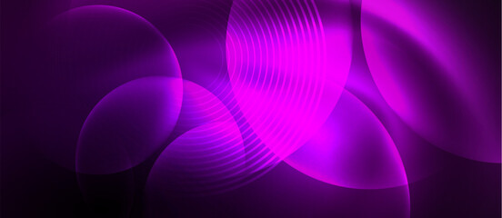 Shiny color neon glowing design. Vector Illustration For Wallpaper, Banner, Background, Card, Book Illustration, landing page