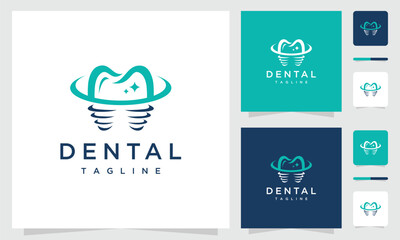Dental Care logo design vector template, Dental Health Logo design vector template. Dental clinic concept icon.