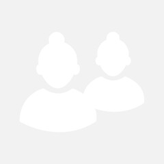 Vector flat illustration in grayscale. Avatar, user profile, person icon, gender neutral silhouette, profile picture. Suitable for social media profiles, icons, screensavers and as a template.