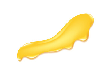 Dripping honey like design element.
