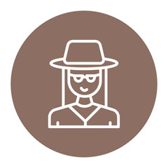 Fashionista icon vector image. Can be used for Urban Tribes.