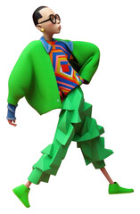 PNG A person in Nervous mood cartoon adult toy.