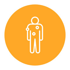 Pain Management icon vector image. Can be used for Plastic and Cosmetic Surgery.