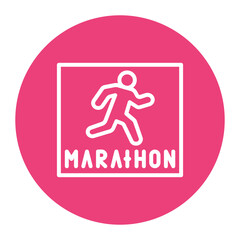 Marathon Logo icon vector image. Can be used for Marathon.