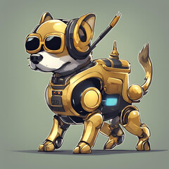 3d render of a robot