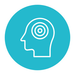 Headache icon vector image. Can be used for Body Ache.