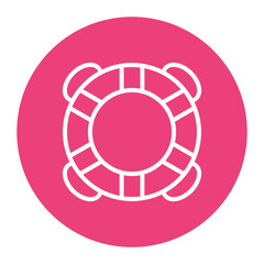 Lifebuoy icon vector image. Can be used for Cruiser.