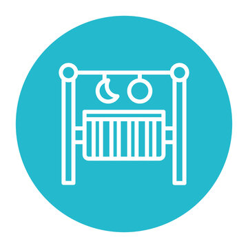 recommend clip art: Playpen icon vector image. Can be used for Raising Children.