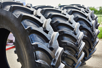 Rubber tires black for tractor agriculture