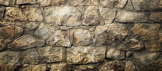 Fototapeta premium A vintage stone backdrop with a textured gradient pattern ideal for inserting text or images within the open space image. image with copy space