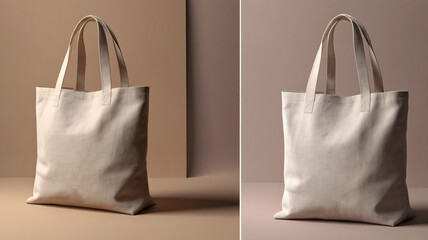 Tote bag mockup soft fabric with a minimalist design