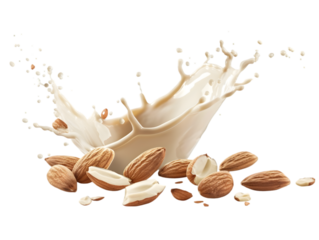 A splash of almond milk