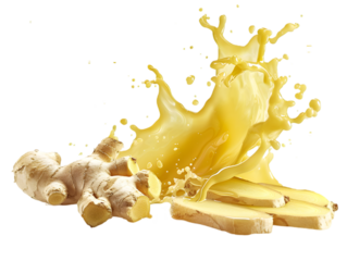 A splash of ginger juice