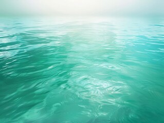 Obraz premium An endless expanse of blue unfolds above and below, sunlit waves dance on the horizon in a breathtaking summer seascape