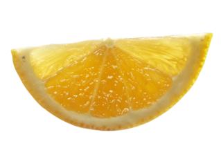 A wedge of lemon