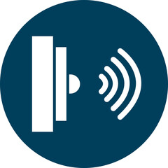 Infrared Vector Glyph Icon