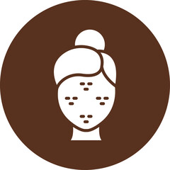 Acne Vector Glyph Icon