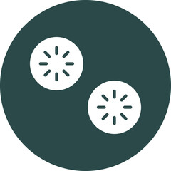 Cucumber Vector Glyph Icon