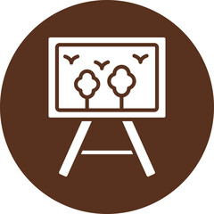 Canvas Vector Glyph Icon