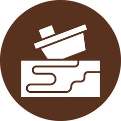 Underwater Glyph Icon