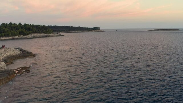 Premantura coastline seaside in Croatia, Cape Kamenjak