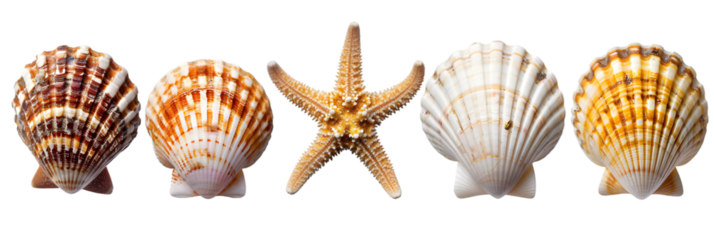 Seashells and Starfish Arrangement