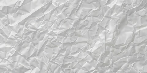 Obraz premium Wrinkled White Paper Texture