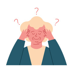 old woman with alzheimers disease