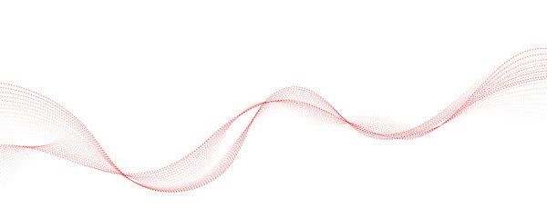 Abstract white background with red wave for design brochure, website, and flyer.
