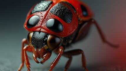 Fototapeta premium close up of a fly