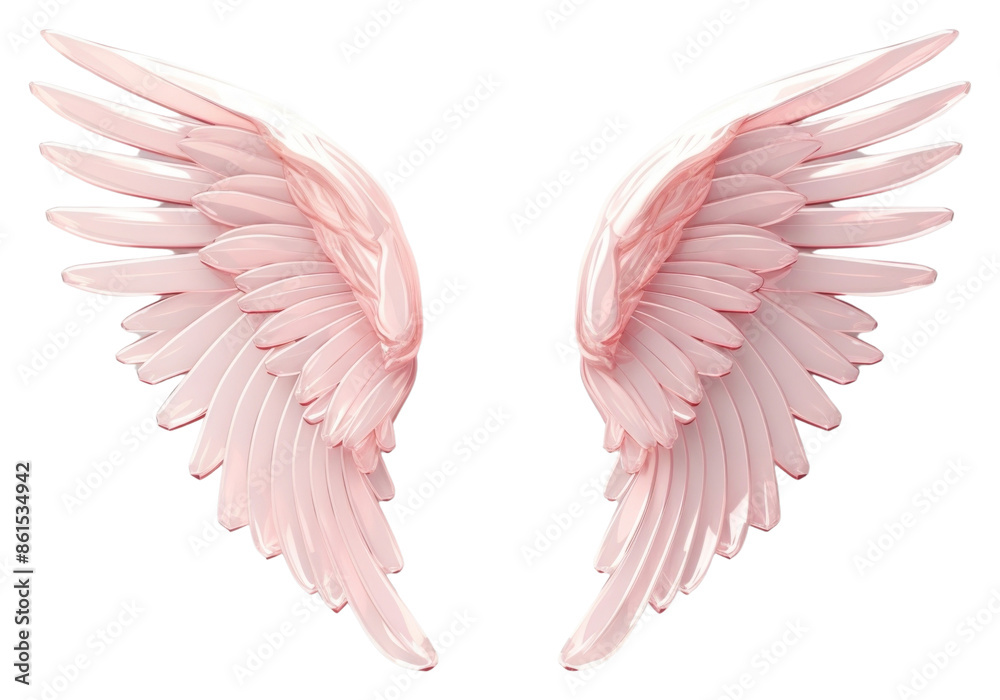 Sticker PNG  Angel wing bird archangel softness.