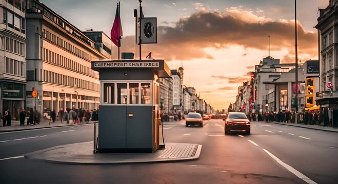 Checkpoint Charlie in Berlin.