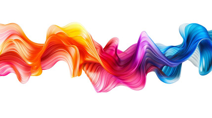 Fototapeta premium Red blue wave liquid isolated on transparent background