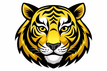 tiger head vector, tiger icon vector illustration, tiger silhouette of a tiger isolated on a white background, eps, png, svg, tiger vector