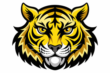 tiger head vector, tiger icon vector illustration, tiger silhouette of a tiger isolated on a white background, eps, png, svg, tiger vector