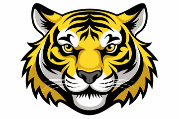 tiger head vector, tiger icon vector illustration, tiger silhouette of a tiger isolated on a white background, eps, png, svg, tiger vector