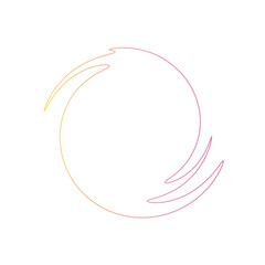 Linestroke Spiral Gradient shape