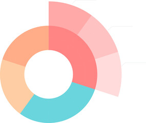 piegraph infographic design
