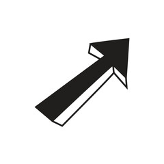 Arrow Shilluette Symbol PNG Transparent Background