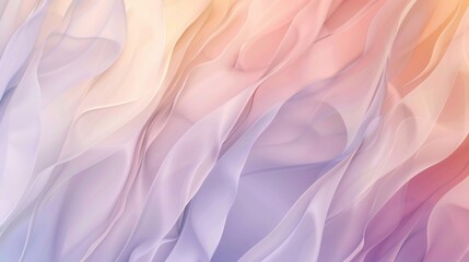 Obraz premium Abstract Pastel Background. Soft Pink, Purple, and Orange Gradient, Flowing Texture